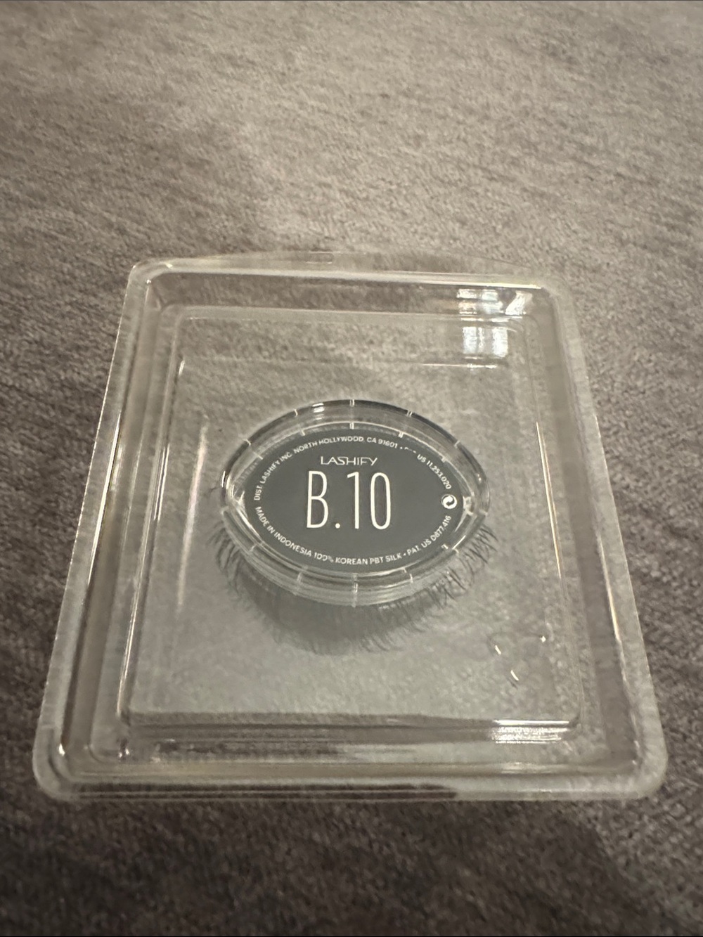 Lashify B10 Black Gossamer Lashes Bold False Eyelash Clusters Super Natural